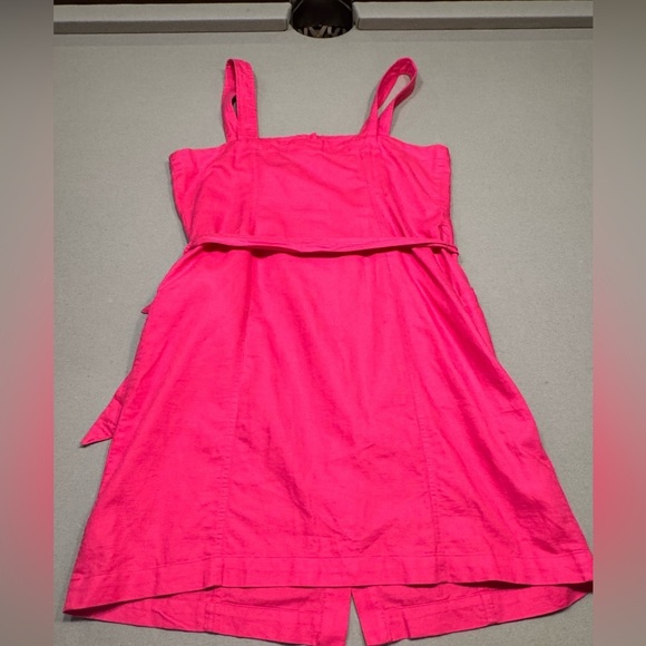 LOFT Pink Sleeveless Smocked Sundress - Picture 4 of 6